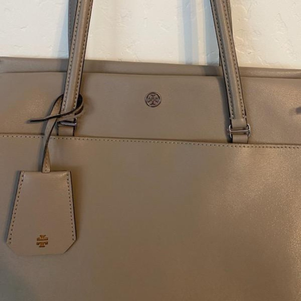 Tory, Burch, leather shoulder bag
